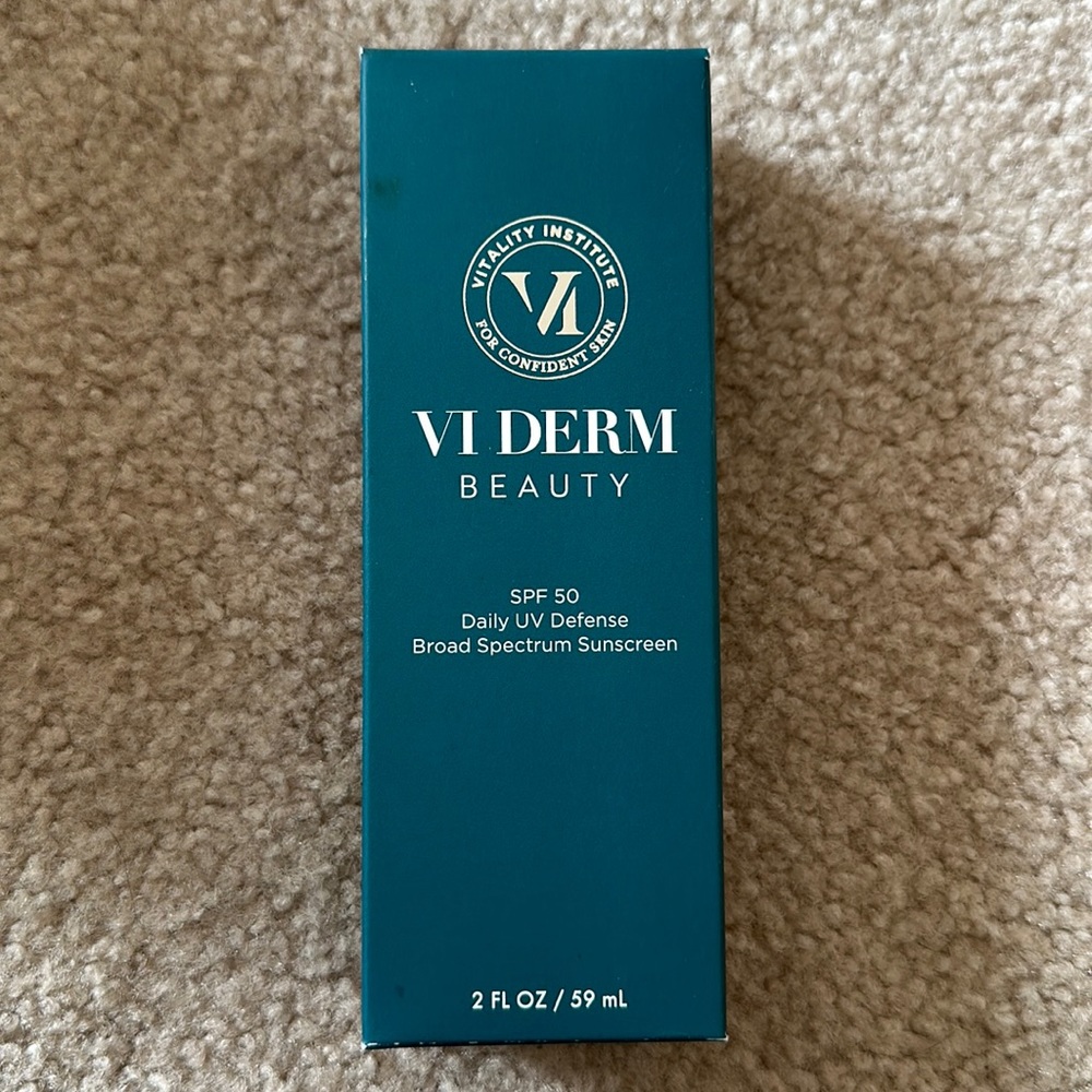 ViDerm Beauty SPF 50 Daily UV Defernse Broad Spectrum Sunscreen
